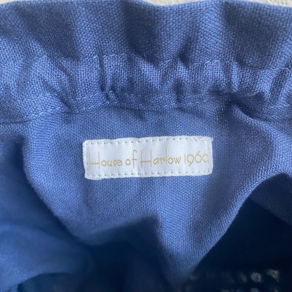 House of Harlow 1960 Raffia Woven Basket Purse - Picture 4 of 9